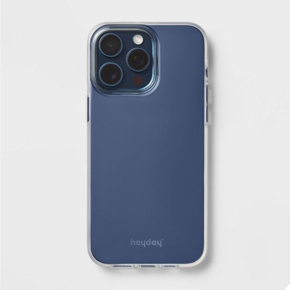 iPhone 15 Pro Max Clear Case - Hard Shell with Rubber Bumpers - heyday  … - Picture 2 of 8